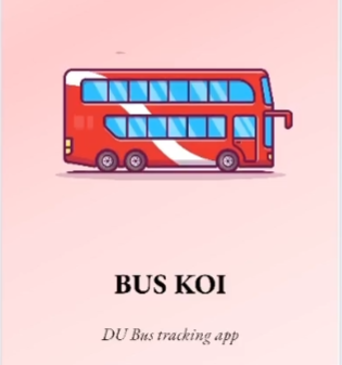 University of Dhaka Bus Tracker interface